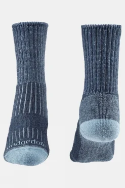 Womens Midweight Merino Comfort Crew Socks