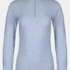 Womens Motion Print Half-Zip Midlayer