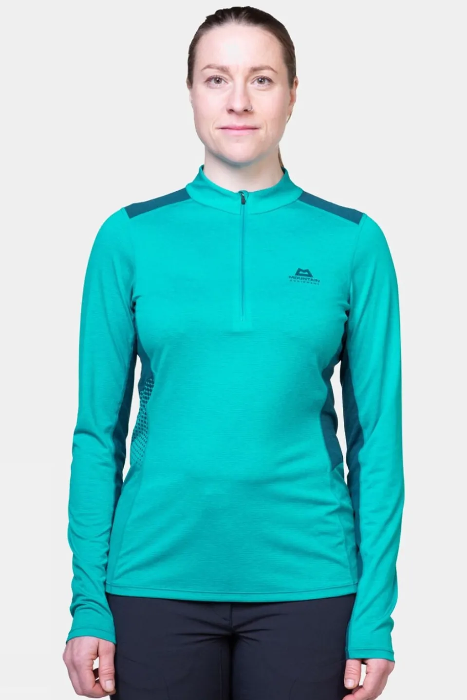 Womens Nava Long Sleeve Zip Top