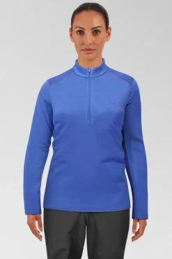 Womens Nava Long Sleeve Zip Top