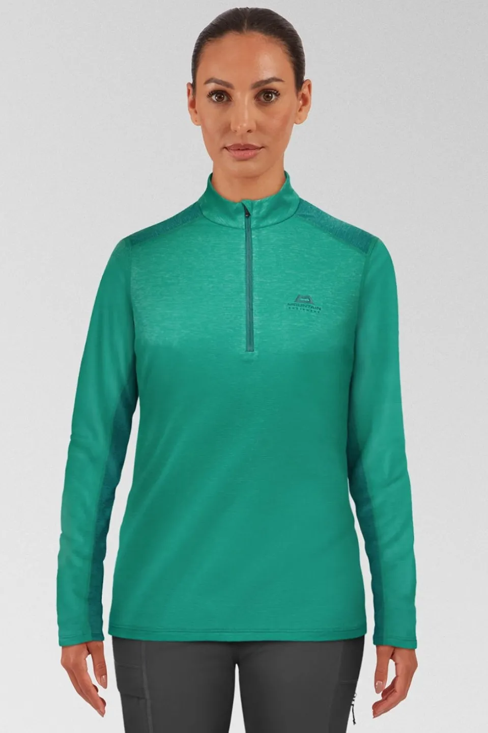 Womens Nava Long Sleeve Zip Top