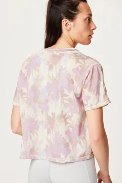 Womens Novita Printed Tech T-Shirt