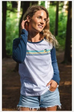 Womens Palm Recycled Long Sleeve T-Shirt