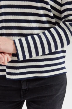 Womens Panorama Striped Long Sleeve T-Shirt