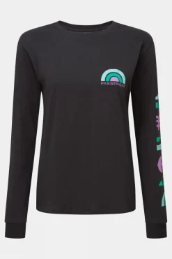 Womens Papercut Recycled Cotton Long Sleeve T-Shirt