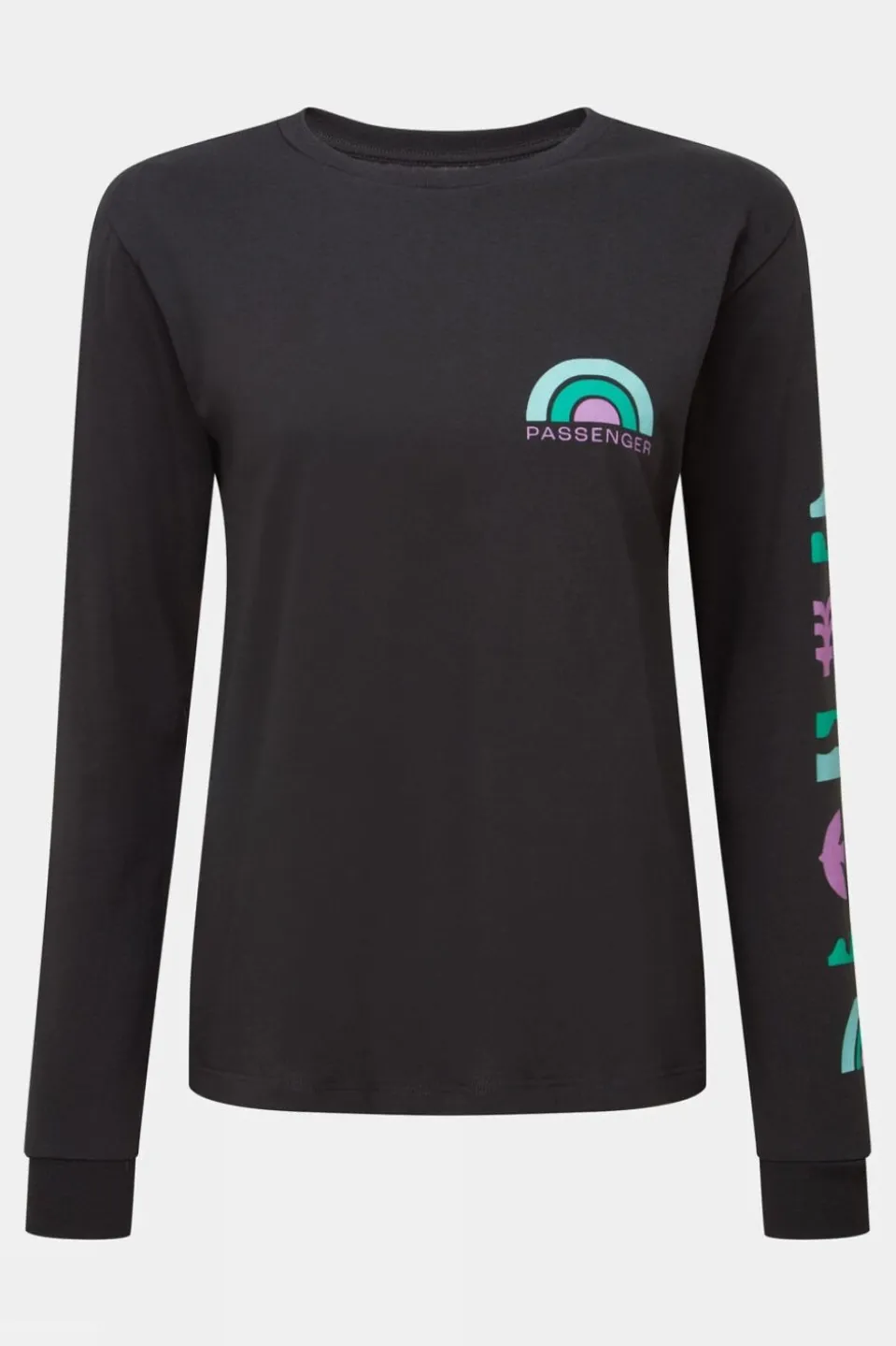 Womens Papercut Recycled Cotton Long Sleeve T-Shirt