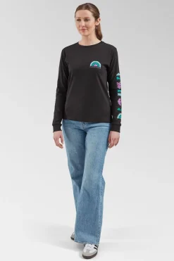 Womens Papercut Recycled Cotton Long Sleeve T-Shirt