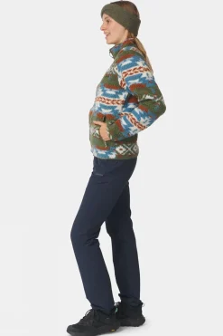 Womens Peniche Jaquard Full Zip Fleece