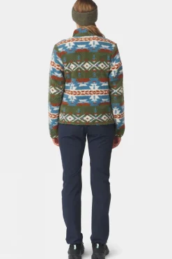 Womens Peniche Jaquard Full Zip Fleece