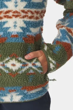 Womens Peniche Jaquard Full Zip Fleece