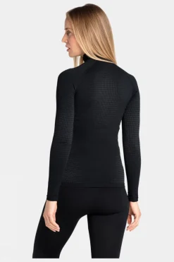 Womens Performance Warm Eco Half Zip Base Layer Top