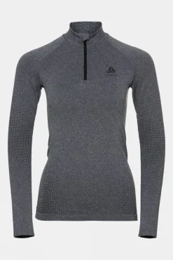 Womens Performance Warm Eco Half Zip Base Layer Top