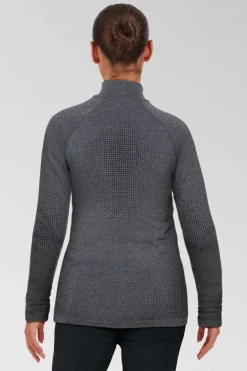 Womens Performance Warm Eco Half Zip Base Layer Top