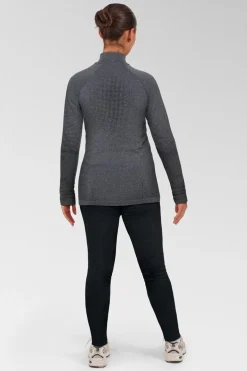 Womens Performance Warm Eco Half Zip Base Layer Top