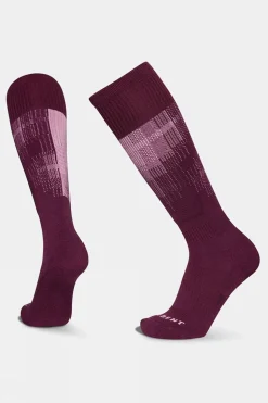 Womens Pixel Light Cushion Ski Socks
