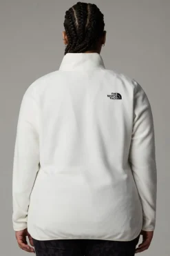 Womens Plus Size 100 Glacier Quarter Zip Fleece