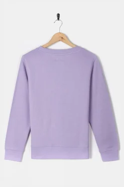 Womens Poster Stripe Crew Sweatshirt