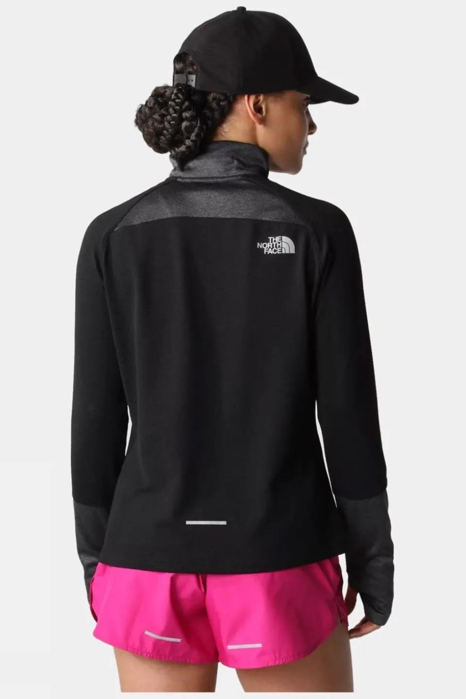 Womens Quarter Zip Run Fleece