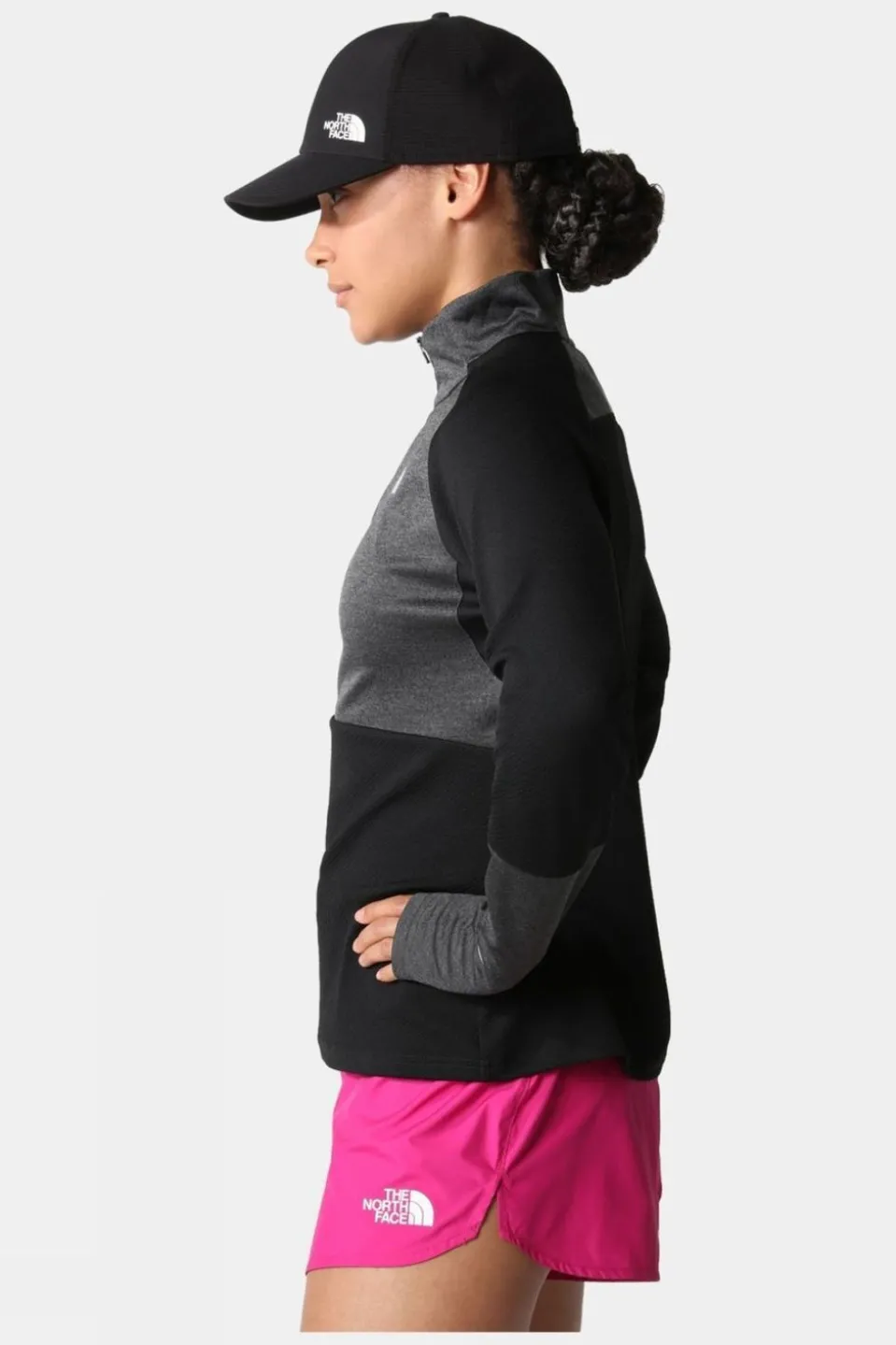 Womens Quarter Zip Run Fleece