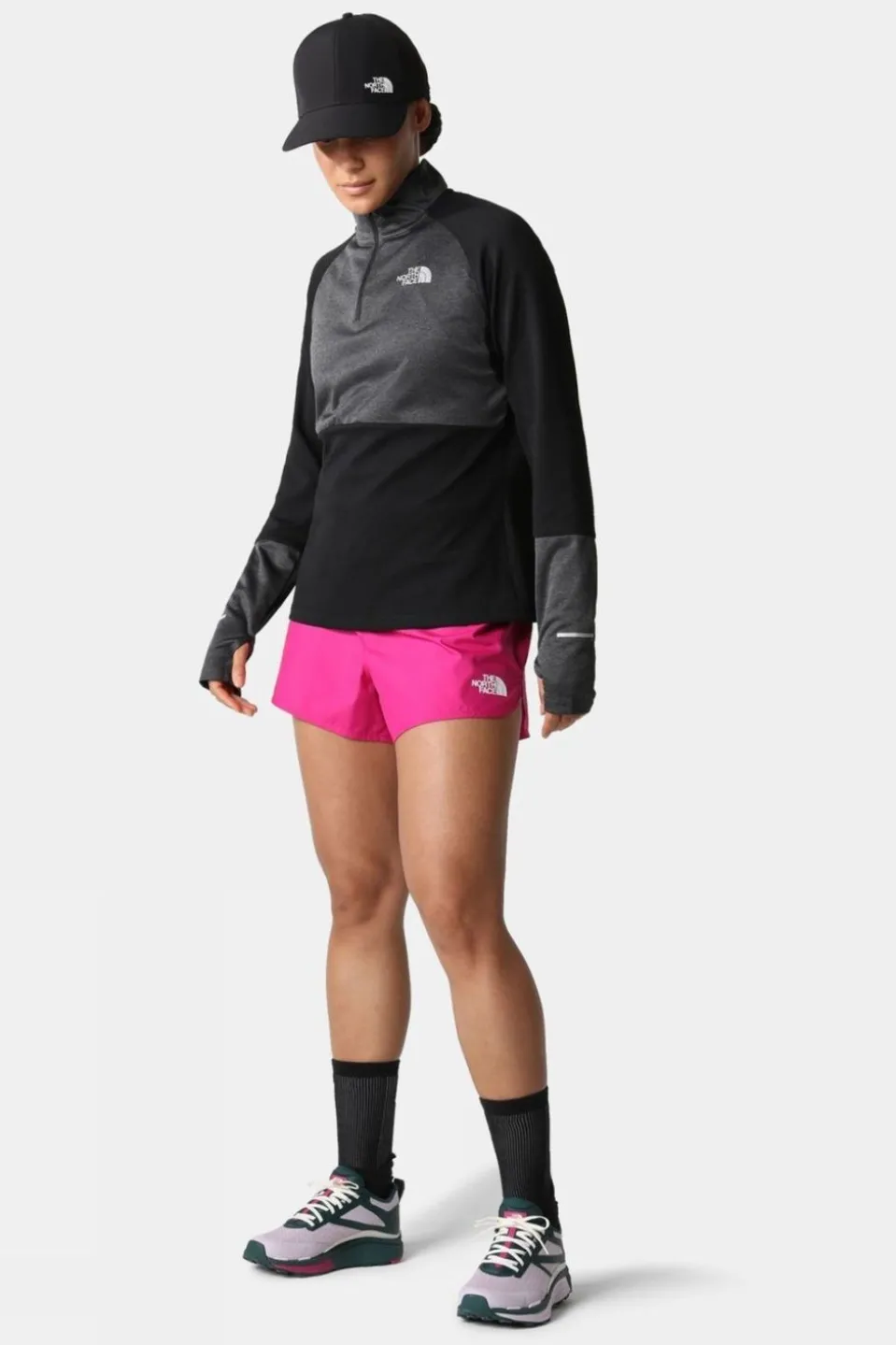 Womens Quarter Zip Run Fleece