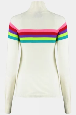 Womens Rainbow Merino Midlayer Top