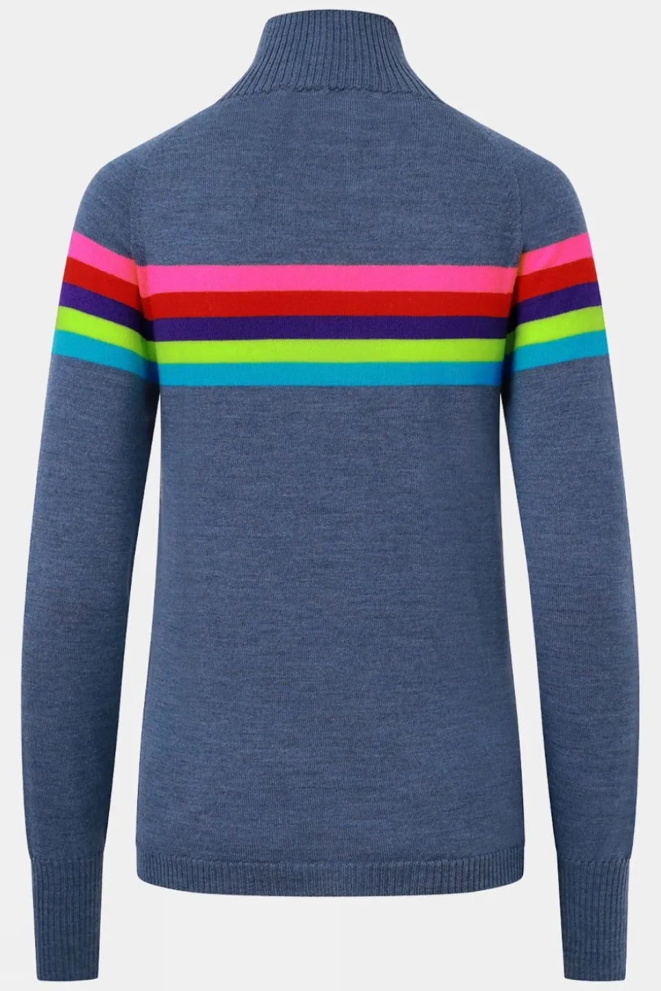 Womens Rainbow Merino Midlayer Top