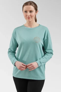 Womens Rainbow Recycled Cotton Oversized Sweatshirt