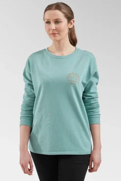 Womens Rainbow Recycled Cotton Oversized Sweatshirt