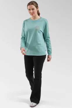 Womens Rainbow Recycled Cotton Oversized Sweatshirt