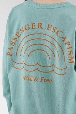 Womens Rainbow Recycled Cotton Oversized Sweatshirt