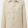 Womens Rappel Recycled Sherpa Oversized Shirt