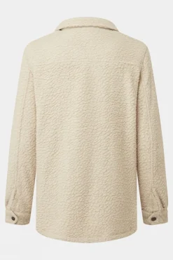 Womens Rappel Recycled Sherpa Oversized Shirt