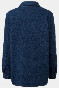 Womens Rappel Recycled Sherpa Oversized Shirt