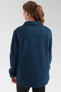 Womens Rappel Recycled Sherpa Oversized Shirt