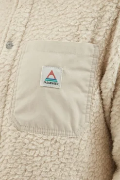 Womens Rappel Recycled Sherpa Oversized Shirt