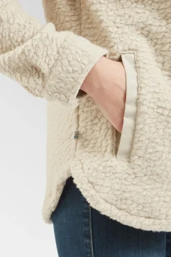 Womens Rappel Recycled Sherpa Oversized Shirt