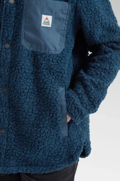 Womens Rappel Recycled Sherpa Oversized Shirt