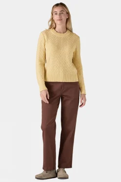 Womens Recycled Wool Crewneck Knitted Jumper