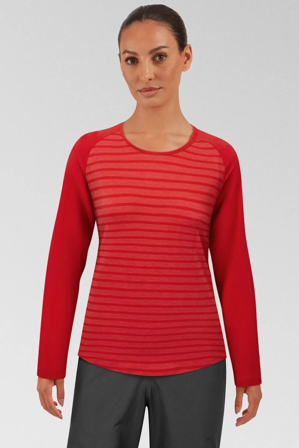 Womens Redline Long Sleeve T-Shirt