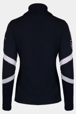 Womens Retro Patch Jumper