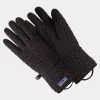 Womens Retro Pile Fleece Gloves