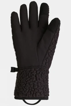 Womens Retro Pile Fleece Gloves
