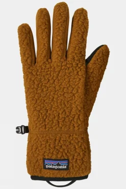 Womens Retro Pile Fleece Gloves