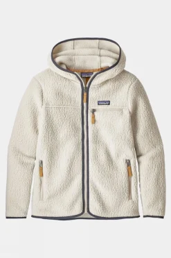 Womens Retro Pile Hoodie Fleece Jacket