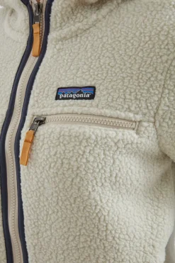 Womens Retro Pile Hoodie Fleece Jacket