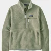Womens Retro Pile Marsupial Fleece
