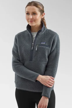 Womens Retro Pile Marsupial Fleece