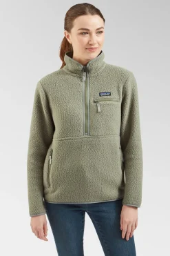 Womens Retro Pile Marsupial Fleece