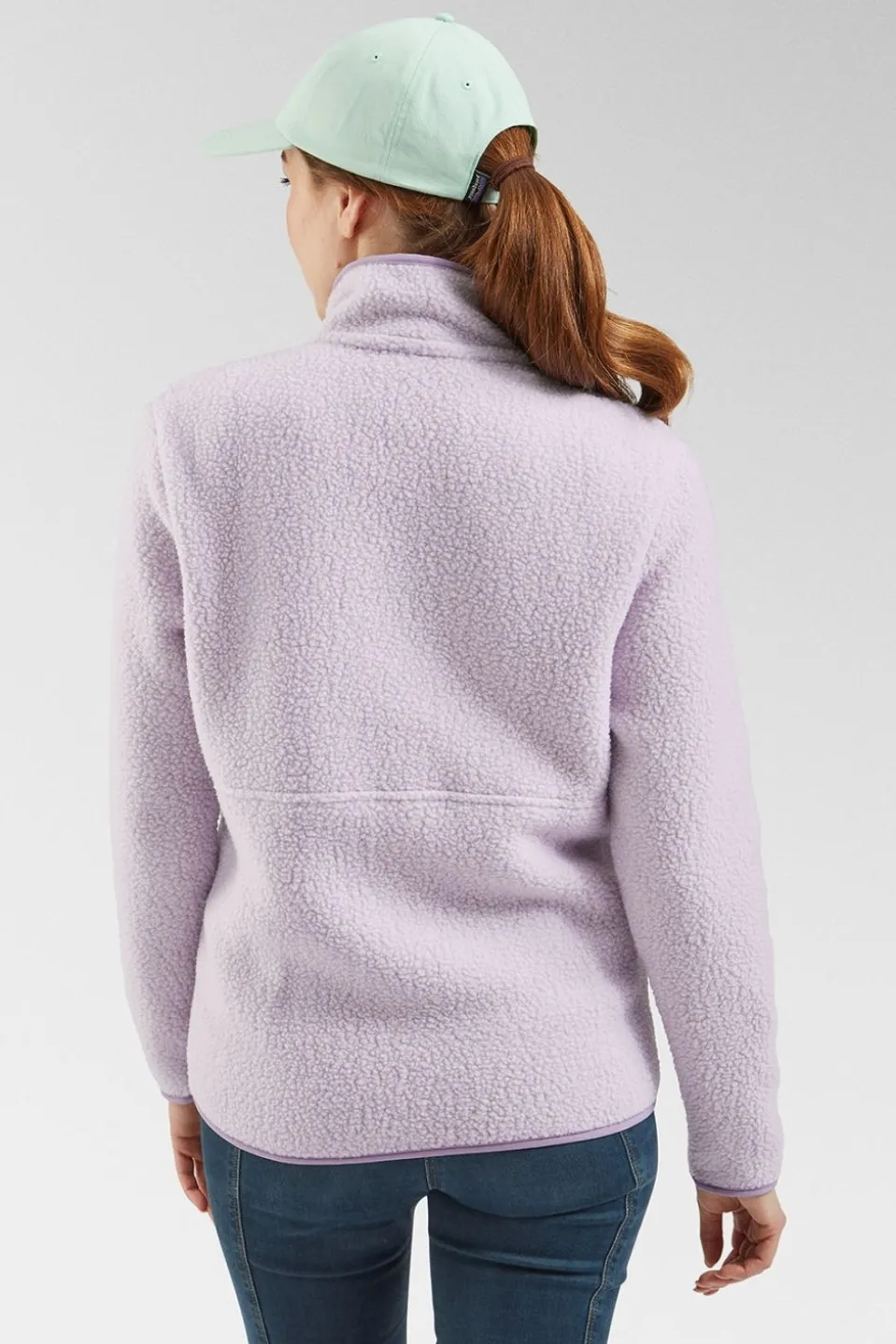 Womens Retro Pile Marsupial Fleece