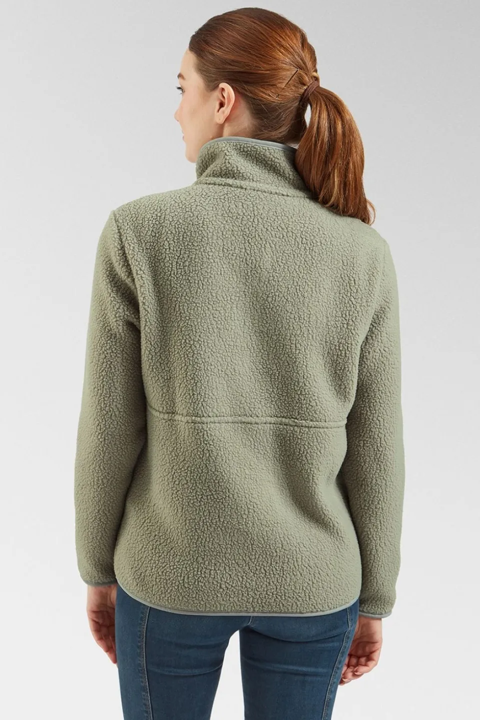 Womens Retro Pile Marsupial Fleece